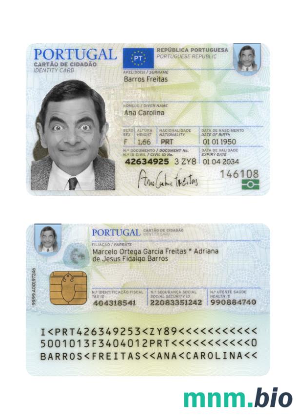 Karta identyfikacyjna Portugalii 2024-obecnie